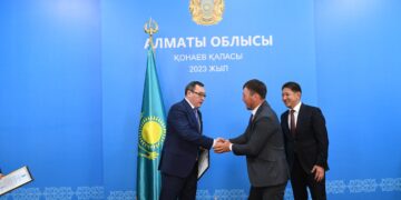 Халықаралық турнирде жеңген Алматы облысының көкпар командасы марапатталды