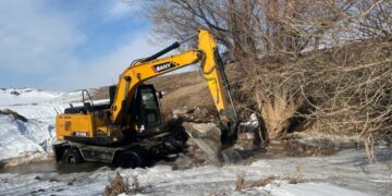 Еңбекшіқазақ ауданында 176 км арық пен канал тазаланды