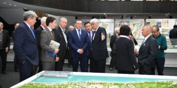 Облыс әкімі ардагерлермен Қонаев қаласының бас жоспарын талқылады