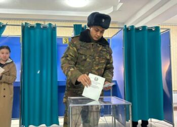 Қонаевта ең алғаш болып өрт сөндіруші дауыс берді