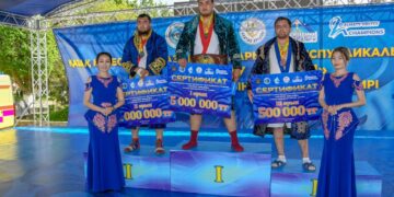 Қонаев балуаны «Алатау арланы» атанды