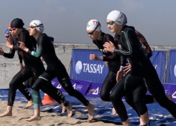 Қонаевта триатлоннан республикалық чемпионат өтті