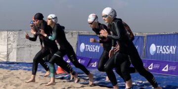 Қонаевта триатлоннан республикалық чемпионат өтті