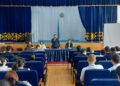ҚазҰУ-лық ғалым-оқытушылар оқушылармен рухани кездесу өткізді