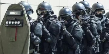 Қонаевта күш құрылымдарының жаттығуы өтіп жатыр