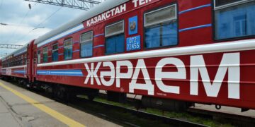 Ұйғыр ауданына «Жәрдем» медициналық пойызы келді