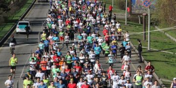 Күш құрылымдары қызметкерлері арасында марафон өтті