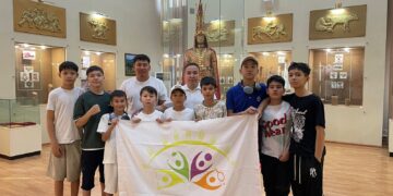 «Алтын доп» иелері Алтын адам музейін аралады