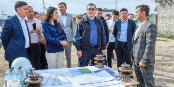 Қонаев қаласында жағажайдағы жұмыстар қарқынды жүріп жатыр