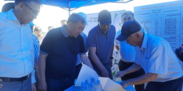 Сенатор Алматы облысының су шаруашылығы мәселелерімен танысты