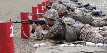 Жауынгерлік дайындықтары сынға түсті