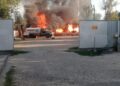 Саймасай ауылында өрт болып, 2 адамды күйік шалды