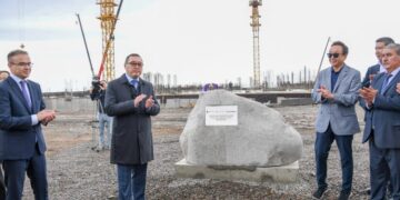 Жаңа мектептің  іргетасы қаланды