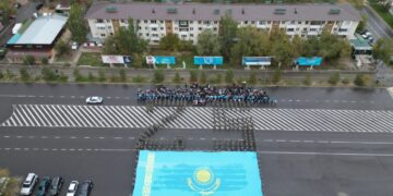 Қонаевта Республика күніне орай кезекті акция өтті