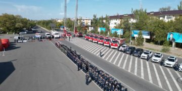 Әкім төтенше жағдай қызметкерлерін құттықтады