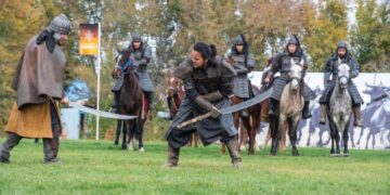 1683 жылғы әйгілі “Қарадала шайқасының” тарихи қойылымы көрсетілді