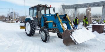 Қонаевта 44 мың текше метрден астам қар шығарылды