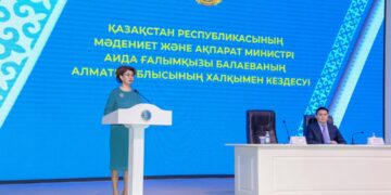 Аида Балаева Алматы облысының тұрғындарымен кездесті