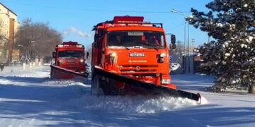 Қонаевта қар тазалайтын техника саны артты