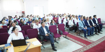 Алматы облыстық Халықтық штаб Қонаев қалалық аурухананың ұжымымен кездесті