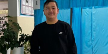 Ең жас сайлаушы дауыс берді