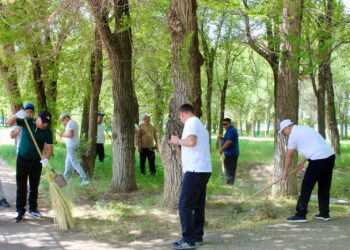 Таза бейсенбі: Іле ауданының 70-тен астам тұрғыны экологиялық акцияға қатысты