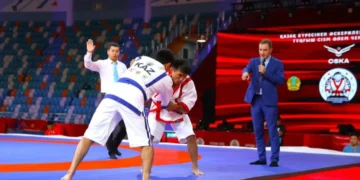 В Астане начался первый чемпионат мира по қазақ күресі среди военнослужащих