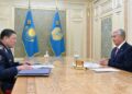 Мемлекет басшысы Ішкі істер министрі Ержан Сәденовті қабылдады