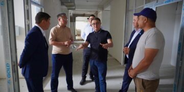 250 орындық емхана салынып жатыр