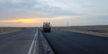 “Қонаев-Күрті” автомобиль жолының жарты бөлігінде жөндеу жұмыстары толық аяқталды