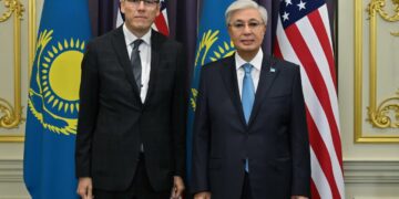 Мемлекет басшысы PepsiCo қоры директорлар кеңесінің төрағасы Стивен Кихоны қабылдады