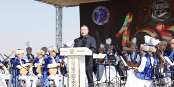 Көкбастаудағы күйші тойы