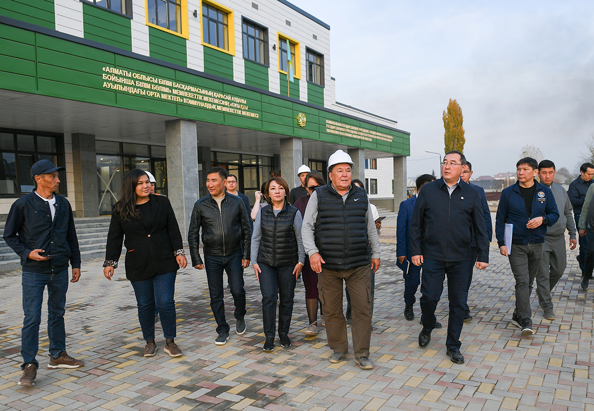 Құрылыс барысымен танысты