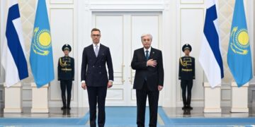 Мемлекет басшысы Финляндия Президенті Александр Стуббпен келіссөз жүргізді