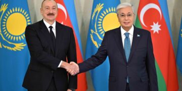 Мемлекет басшысы Әзербайжан Президентімен келіссөз жүргізді