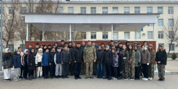 Ұлттық ұлан – ел айбыны: Панфилов ауылының оқушылары 6654 әскери бөліміне саяхат жасады
