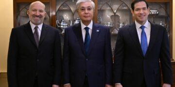 Президент АҚШ Мемлекеттік хатшысы Марк Рубиомен және Дональд Трамп Әкімшілігінің басқа да өкілдерімен кездесті