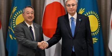 Мемлекет басшысы Sumitomo компаниясының президенті Шинго Уэноны қабылдады