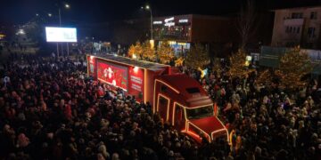 Coca-Cola жаңажылдық керуені алғаш рет Қонаевқа табан тіреді