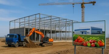 Алматы облысында жылына 70 мың тонна көкөніс пен жемісті барынша өңдейтін зауыт салынып жатыр