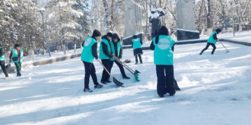 Жастар үлес қосты