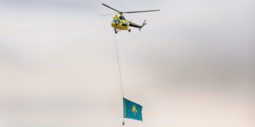 Байсерке аспанындағы авиашоу