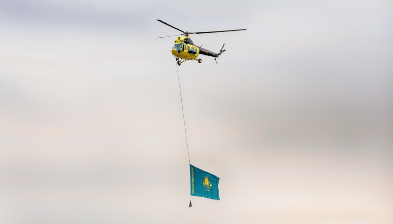 Байсерке аспанындағы авиашоу