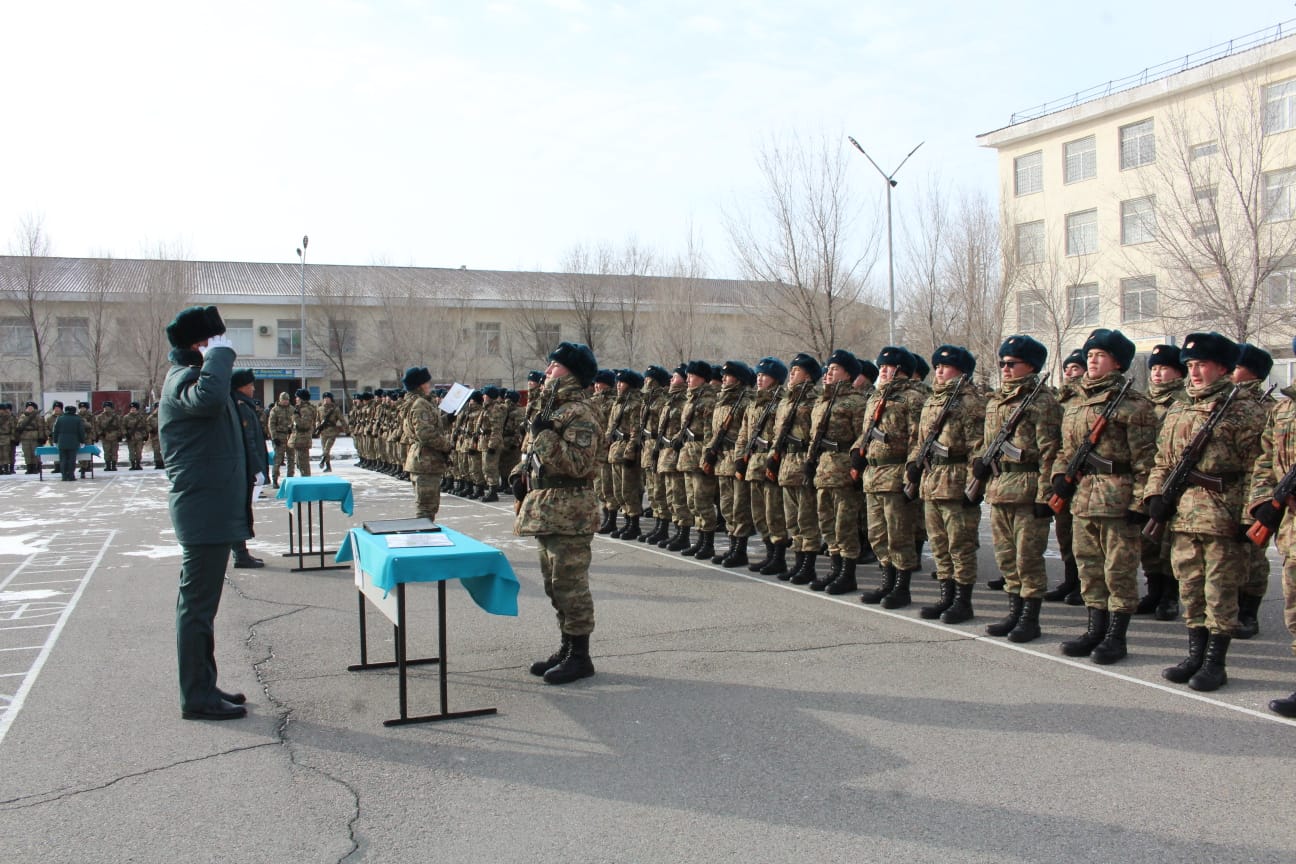5571 әскери бөлімінде 600-ден астам жас сарбаз ант қабылдады