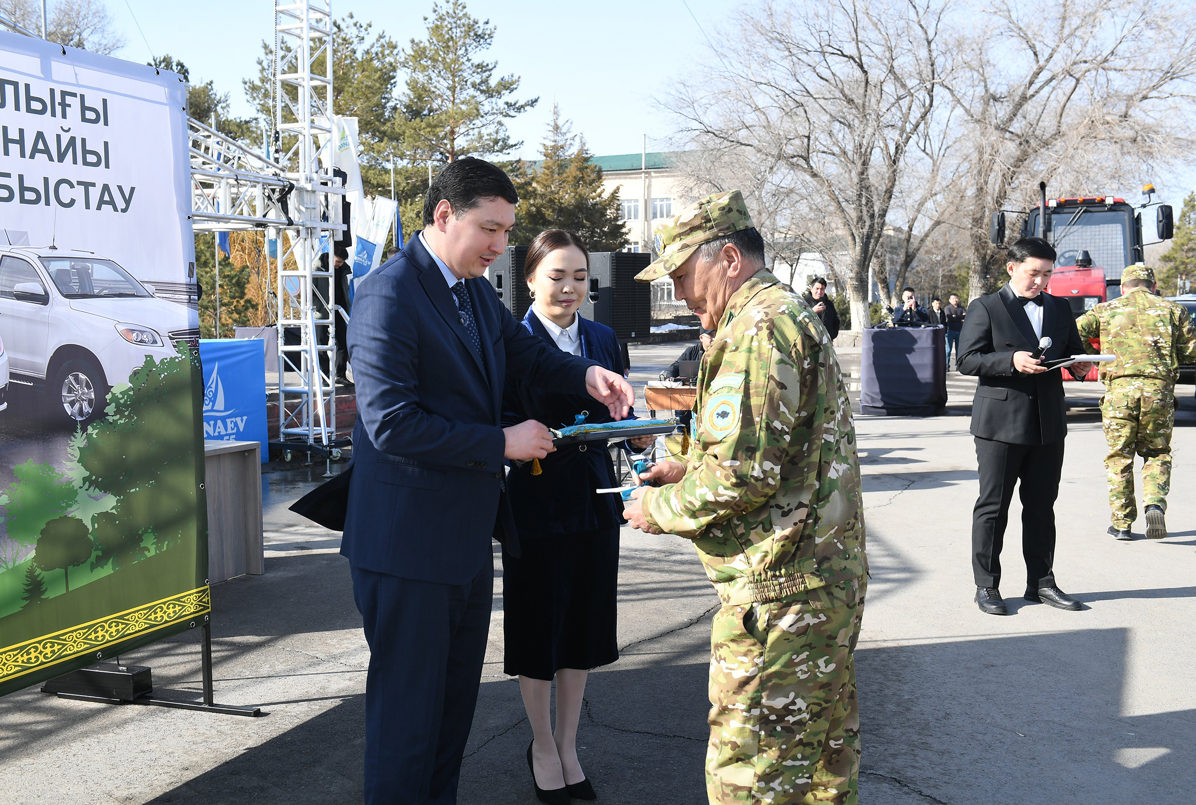 Жаңа техника табысталды