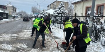 Қар тазалау қауырт жүргізілуде