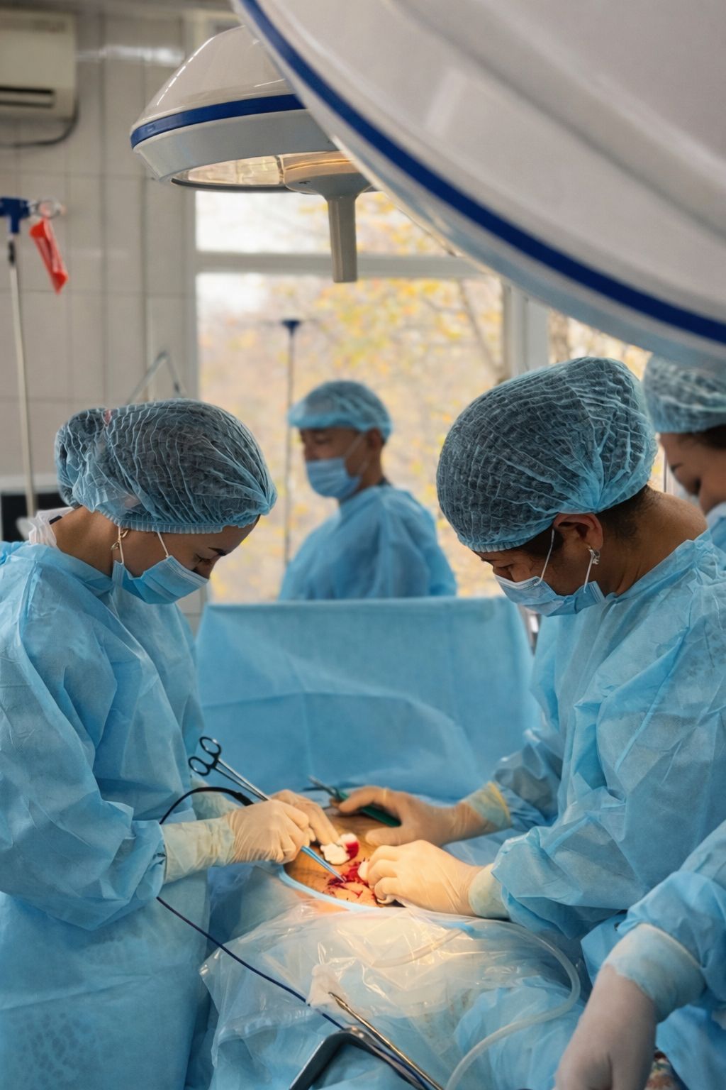 Бір наркозбен екі операция: АККА дәрігерлері ана мен сәбидің денсаулығын сақтап қалды