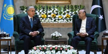 Мемлекет басшысы Пәкістан Президенті Асиф Али Зардаримен келіссөз жүргізді