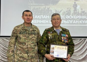 6654 әскери бөлімінің сарбаздары Ауған соғысы ардагерлерімен кездесті