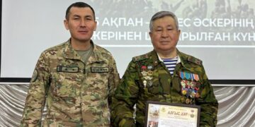 6654 әскери бөлімінің сарбаздары Ауған соғысы ардагерлерімен кездесті